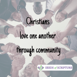 love one another in faith community