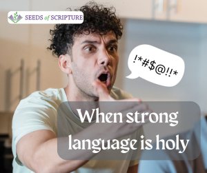 When strong language is holy. The Apostle Paul swears.