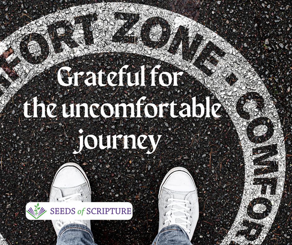 Grateful for the uncomfortable journey outside my comfort zone